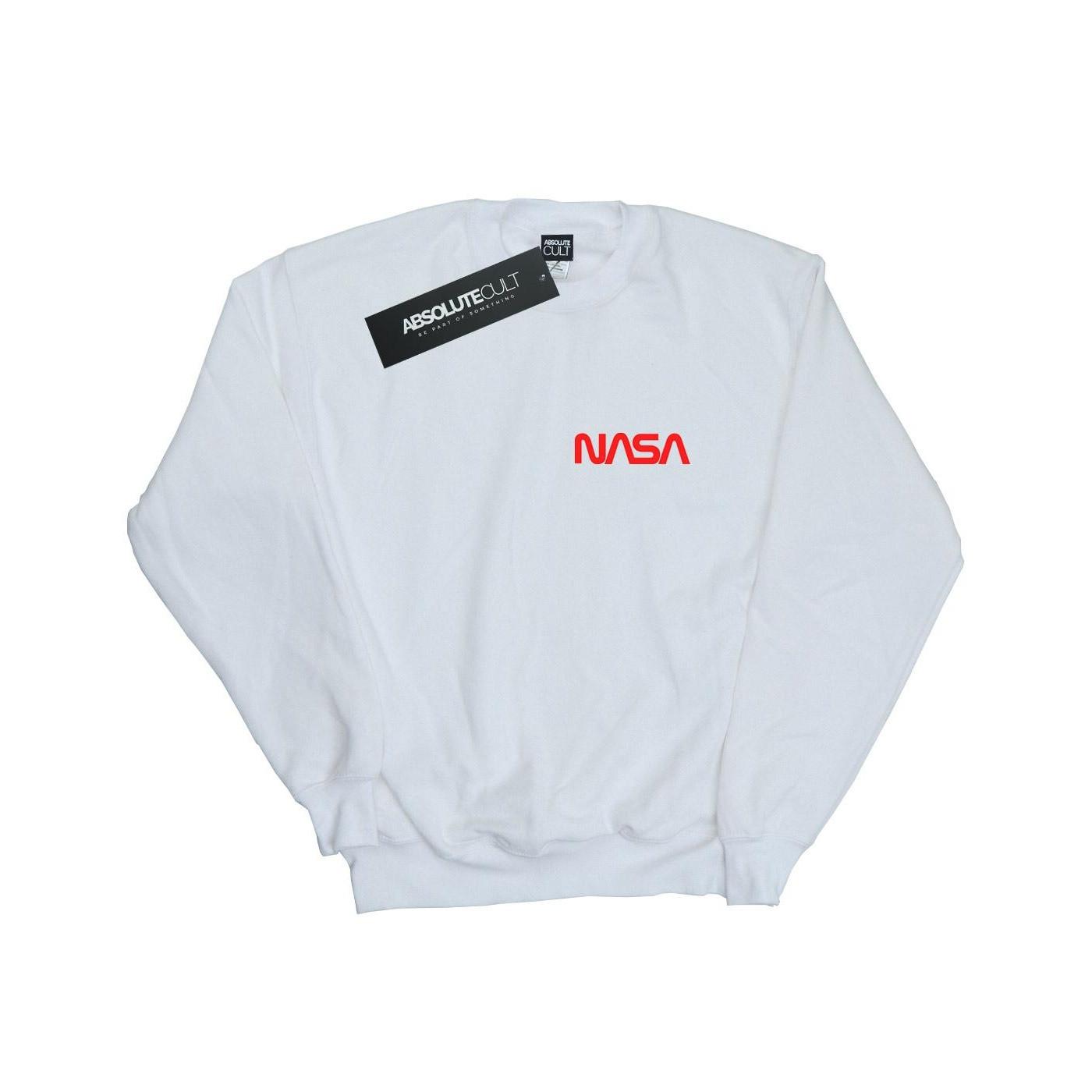 Image of Modern Logo Chest Sweatshirt Herren Weiss L