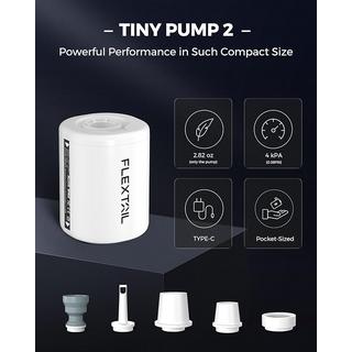 Flextail  TINY PUMP X 2024 mini pompe à air rechargeable 3 en 1 