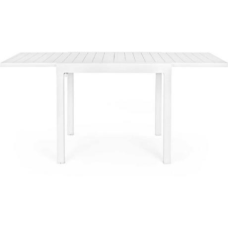 mutoni Tavolo allungabile da giardino Pelagio 83-166x80 bianco  