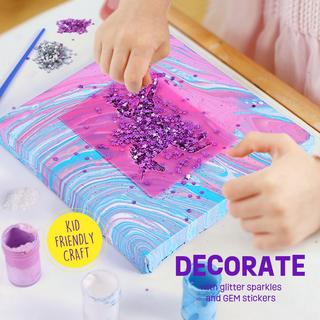 Activity-board  Set de peinture aquarelle sur toile pour licorne, set de bricolage pour enfants 