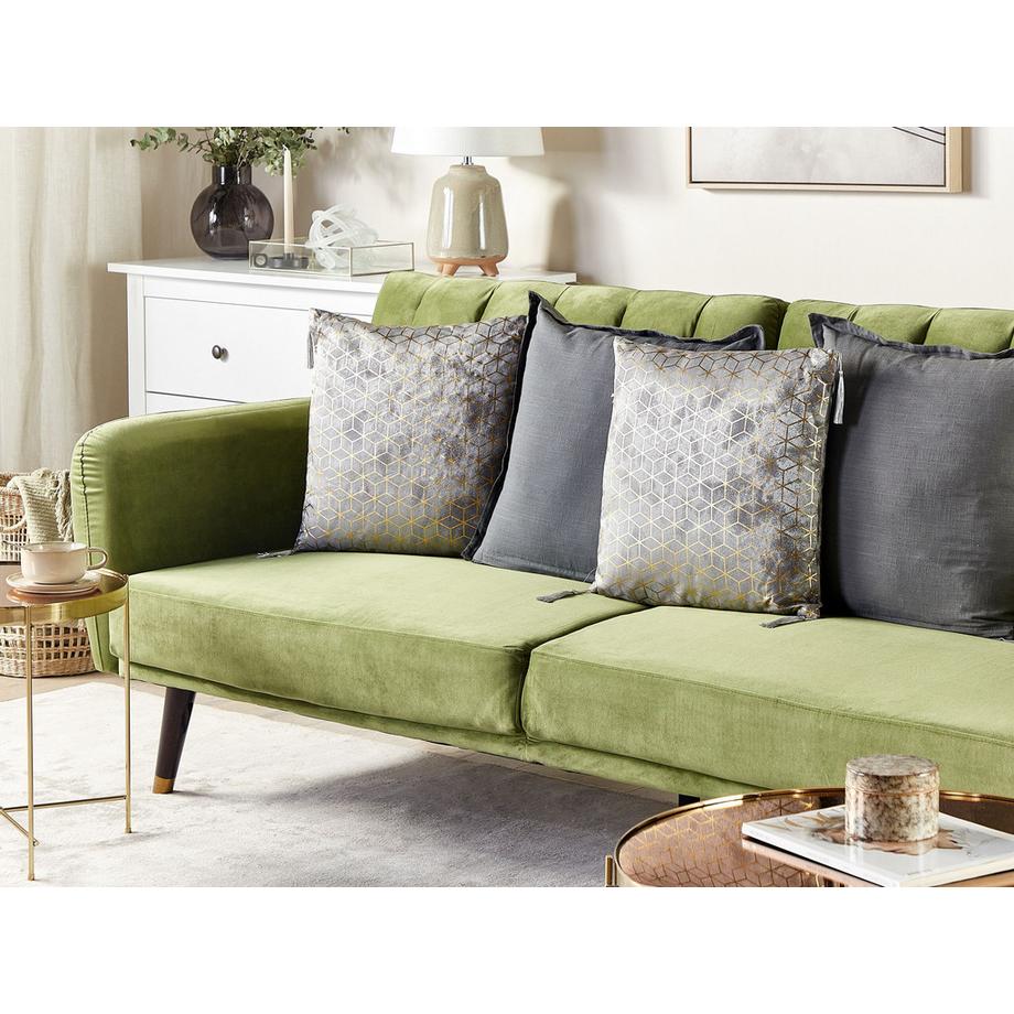 Beliani Set di 2 cuscini en Poliestere  YARINA  