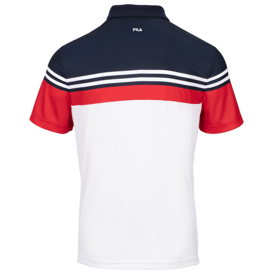 FILA  POLO PAUL WHITE/RED MAN 
