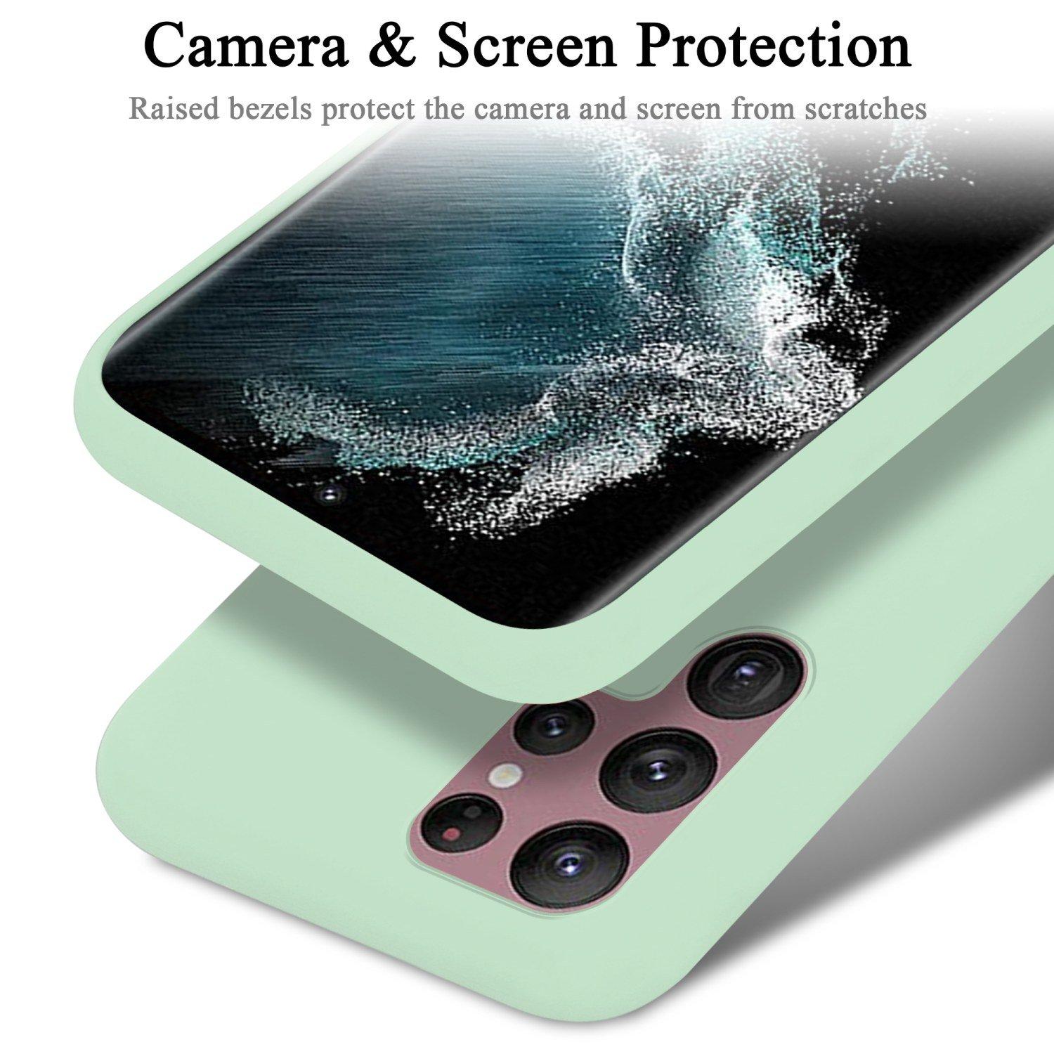 Cadorabo  Housse compatible avec Samsung Galaxy S22 ULTRA - Coque de protection en silicone TPU flexible 