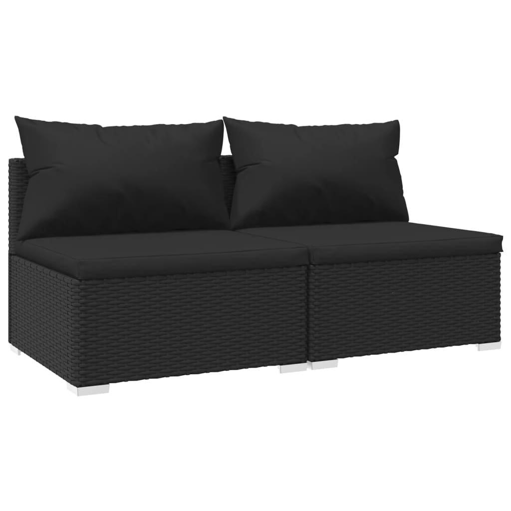 VidaXL set salotto da giardino Polirattan  