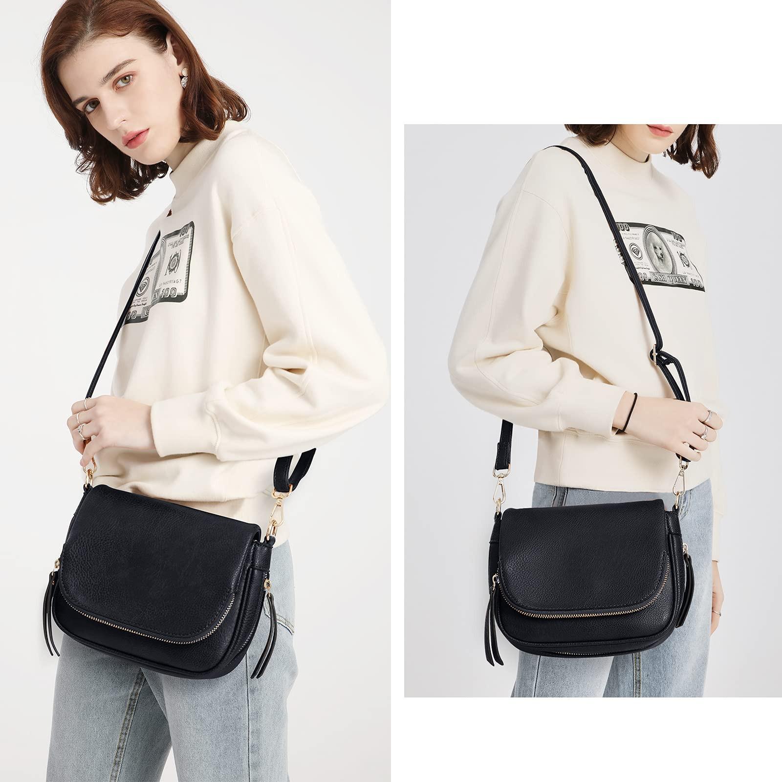 Only-bags.store Kleine Crossbody-Tasche, PU-Leder, über die Schulter, Crossbody-Handtaschen mit mehreren Taschen Kleine Crossbody-Tasche, PU-Leder, über die Schulter, Crossbody-Handtaschen mit mehreren Taschen 