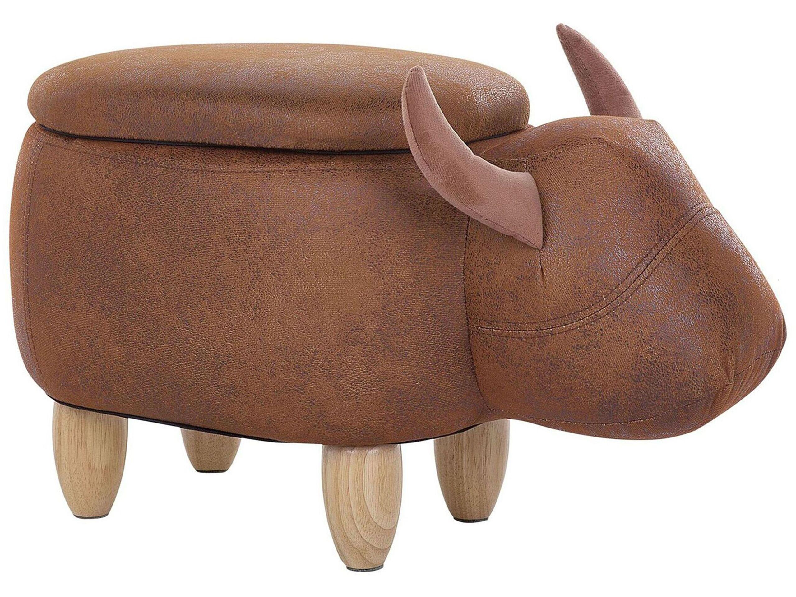 Image of Hocker aus Kunstleder Modern COW Hocker aus Kunstleder Modern COW