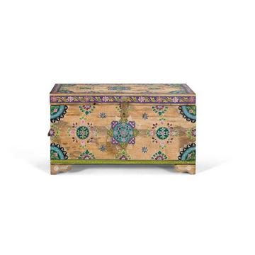 Cassapanca Kaius in legno di mango 81