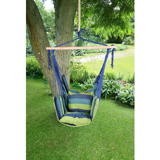 mutoni Chaise suspendue Tobago bleu vert  