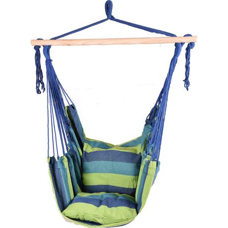 mutoni Chaise suspendue Tobago bleu vert  