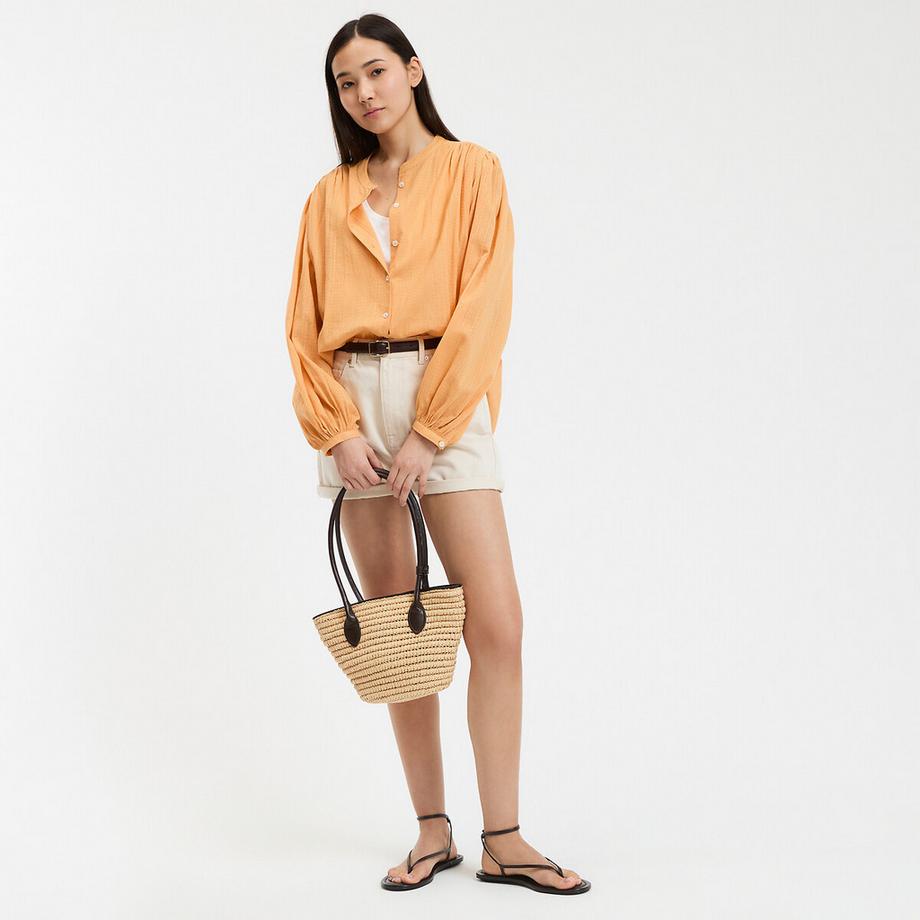 La Redoute Collections Camicetta ampia con maniche a palloncino  