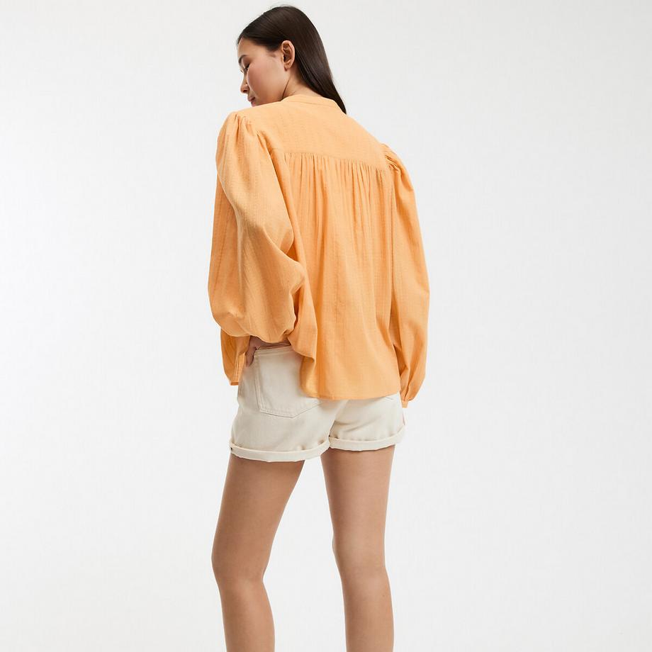 La Redoute Collections Camicetta ampia con maniche a palloncino  