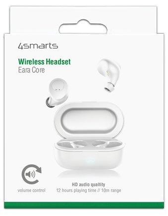 4smarts  4smarts Eara Core Écouteurs Sans fil Ecouteurs Appels/Musique Bluetooth Blanc 