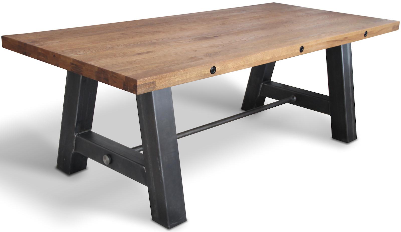 mutoni Structure de table Guelph en acier (ensemble de 2)  