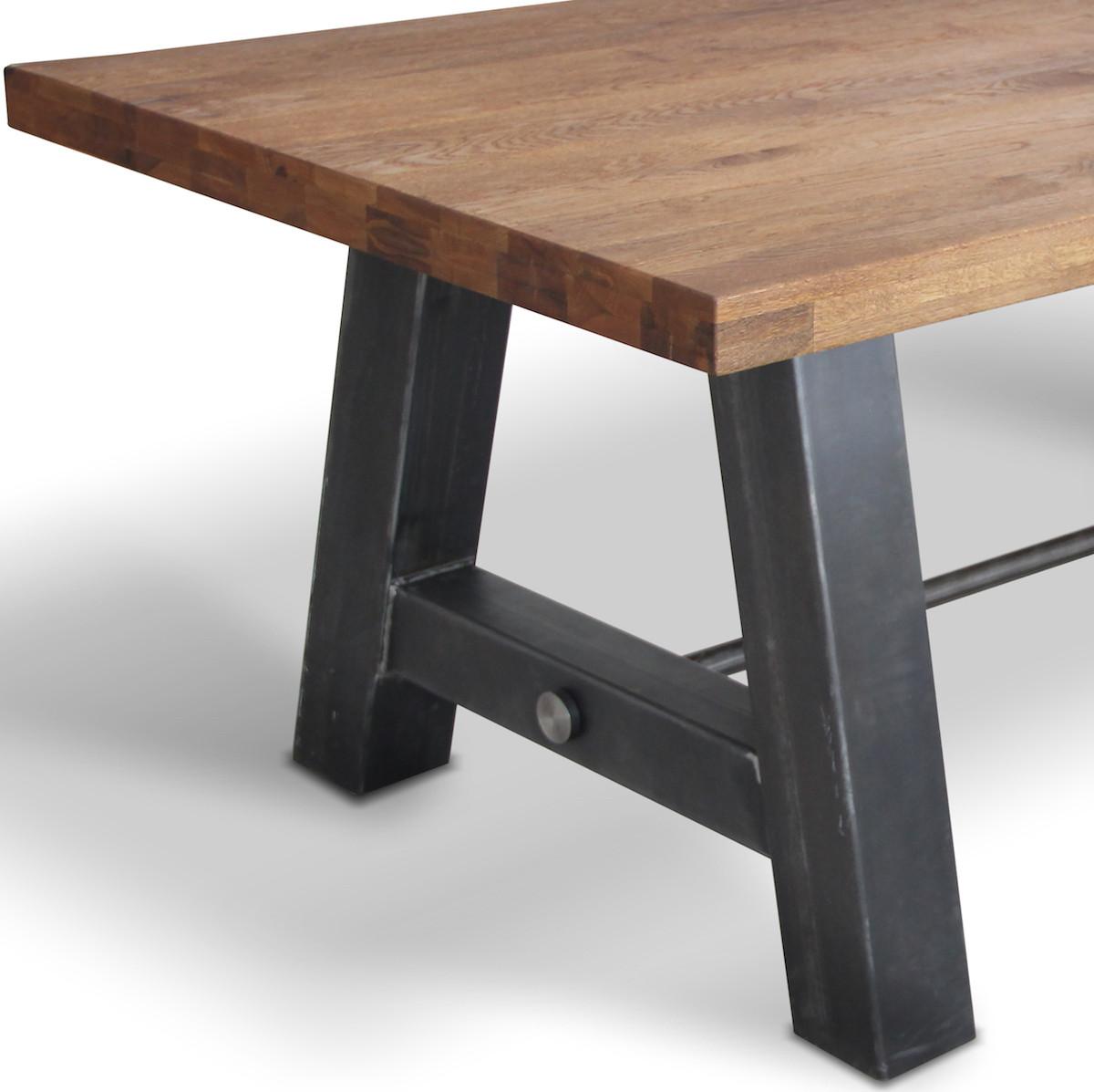 mutoni Structure de table Guelph en acier (ensemble de 2)  