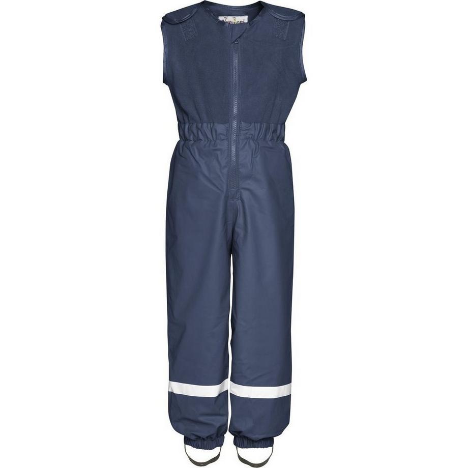 Playshoes  regenanzug mit lätzchen aus fleece, baby, jungen 