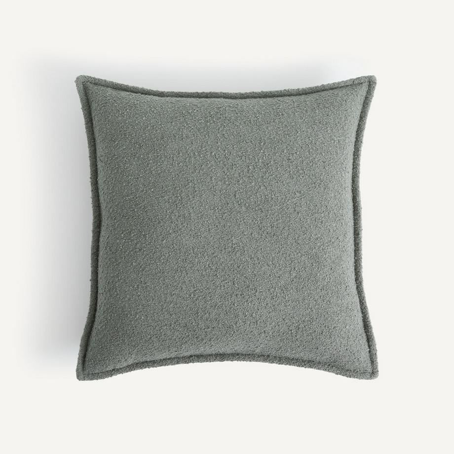 Housse de coussin en bouclette