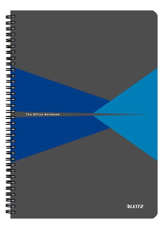Image of LEITZ Collegeblock Office PP A4 44950035 blau kariert LEITZ Collegeblock Office PP A4 44950035 blau kariert