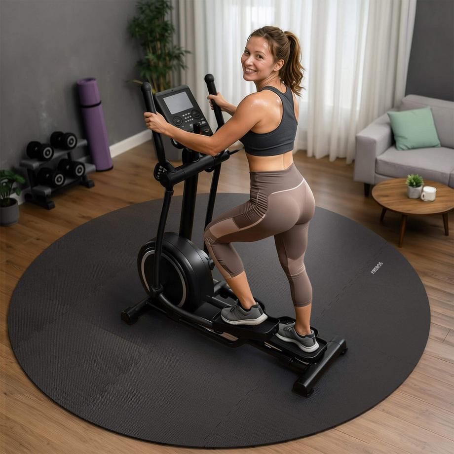 Arebos  Tapis de protection du sol  Tapis puzzle Tapis pour piscine x16 