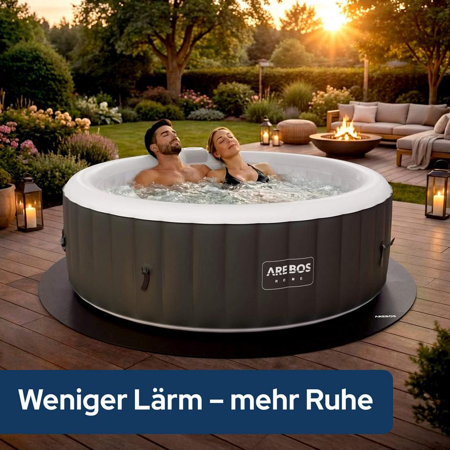 Arebos  Tapis de protection du sol  Tapis puzzle Tapis pour piscine x16 