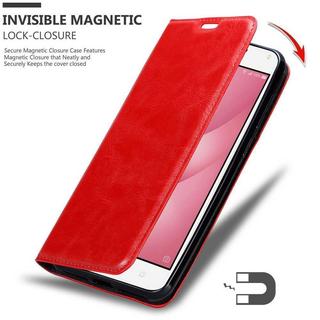 Cadorabo  Housse compatible avec Asus ZenFone 4 MAX (5.2 Zoll) - Coque de protection avec fermeture magnétique, fonction de support et compartiment pour carte 