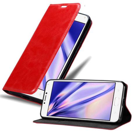 Cadorabo  Housse compatible avec Asus ZenFone 4 MAX (5.2 Zoll) - Coque de protection avec fermeture magnétique, fonction de support et compartiment pour carte 