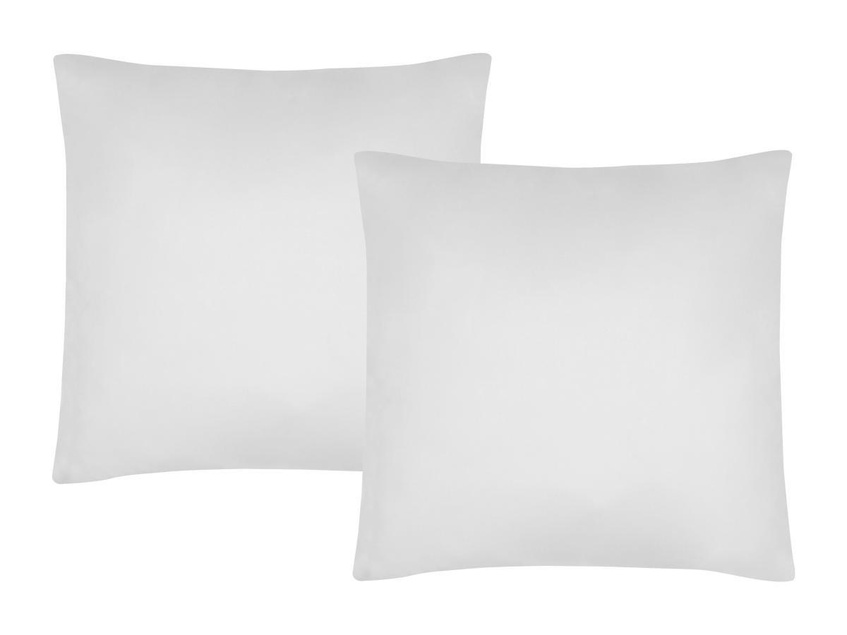 Vente-unique Parure de lit en satin 108 fils/cm² - Housse de couette 240 x 260 cm + 2 taies d'oreiller 63 x 63 cm - Blanc - TALORA de PALACIO  