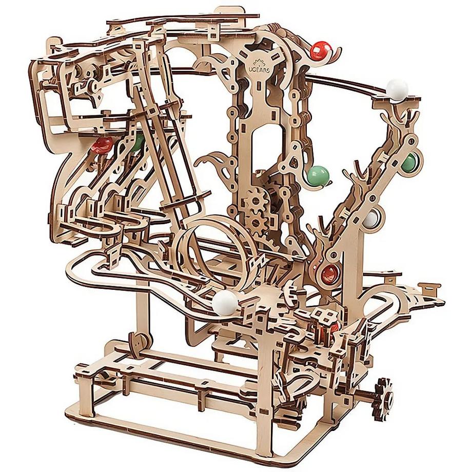 UGEARS  Murmel-Kettenbahn-Bausatz (400Teile) 