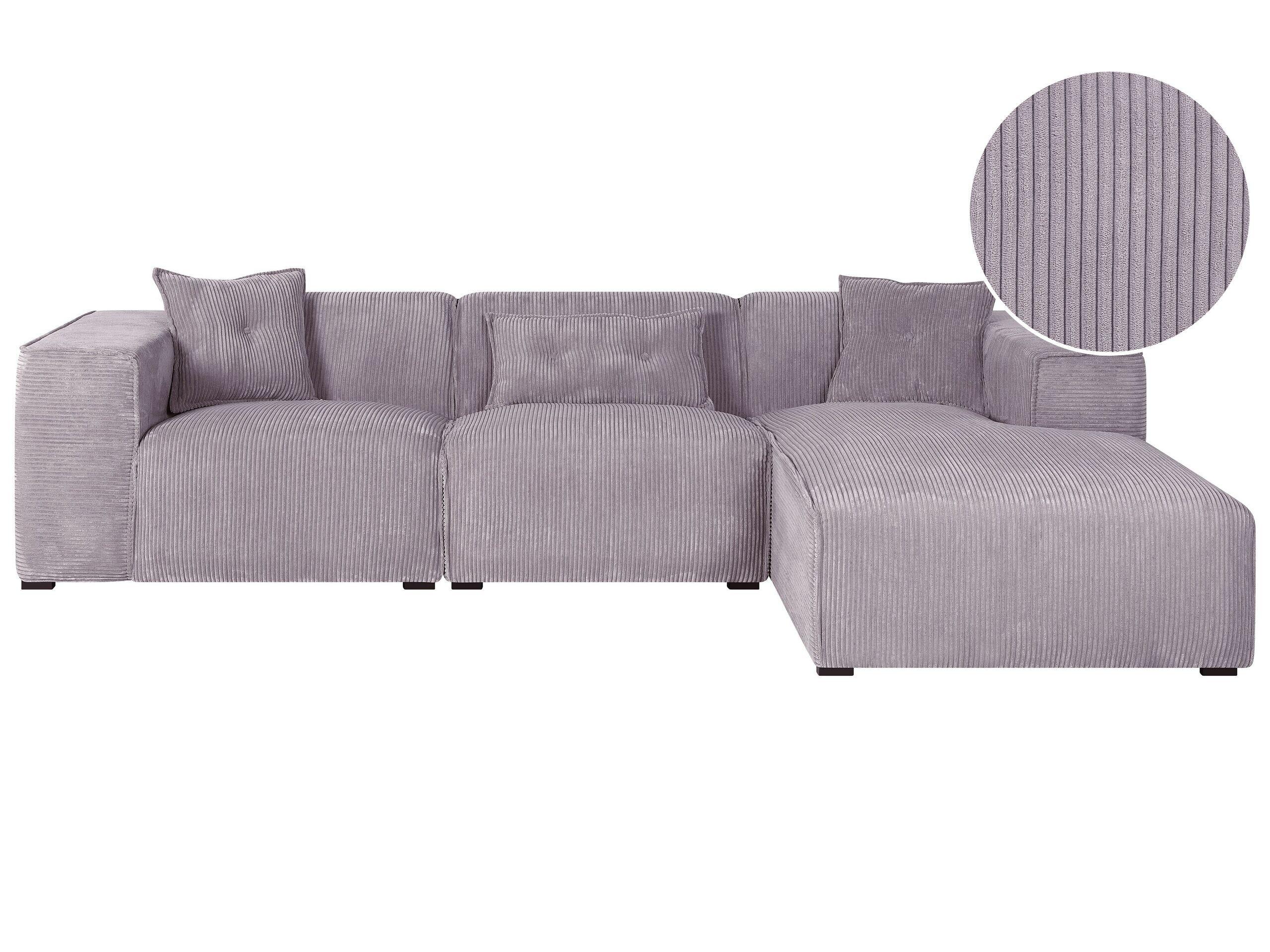 Image of Ecksofa aus Cord Modern DOLVA Ecksofa aus Cord Modern DOLVA