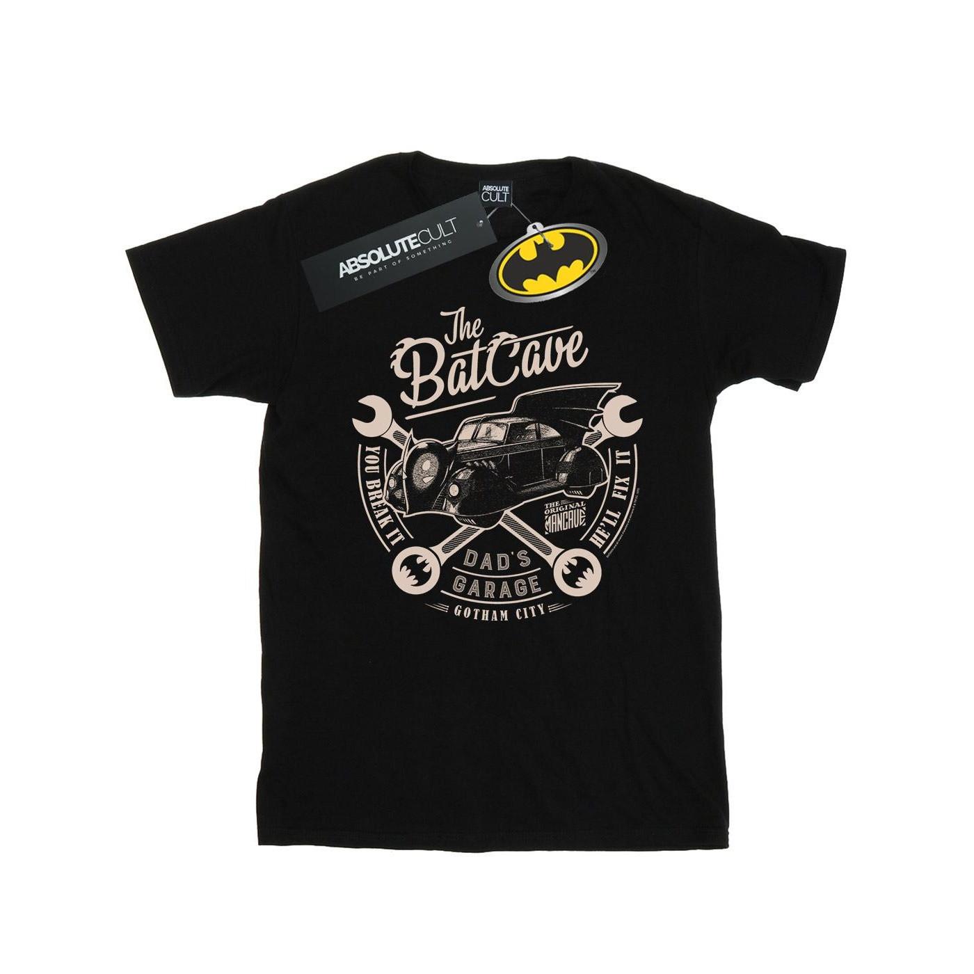 Image of Batman My Dad's Garage Tshirt Jungen Schwarz 128