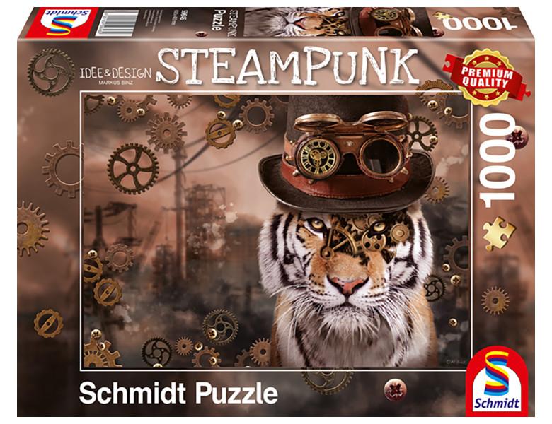 Schmidt Spiele  Schmidt Steampunk Tiger, 1000 pièces - Casse-tête - 12 ans et plus 