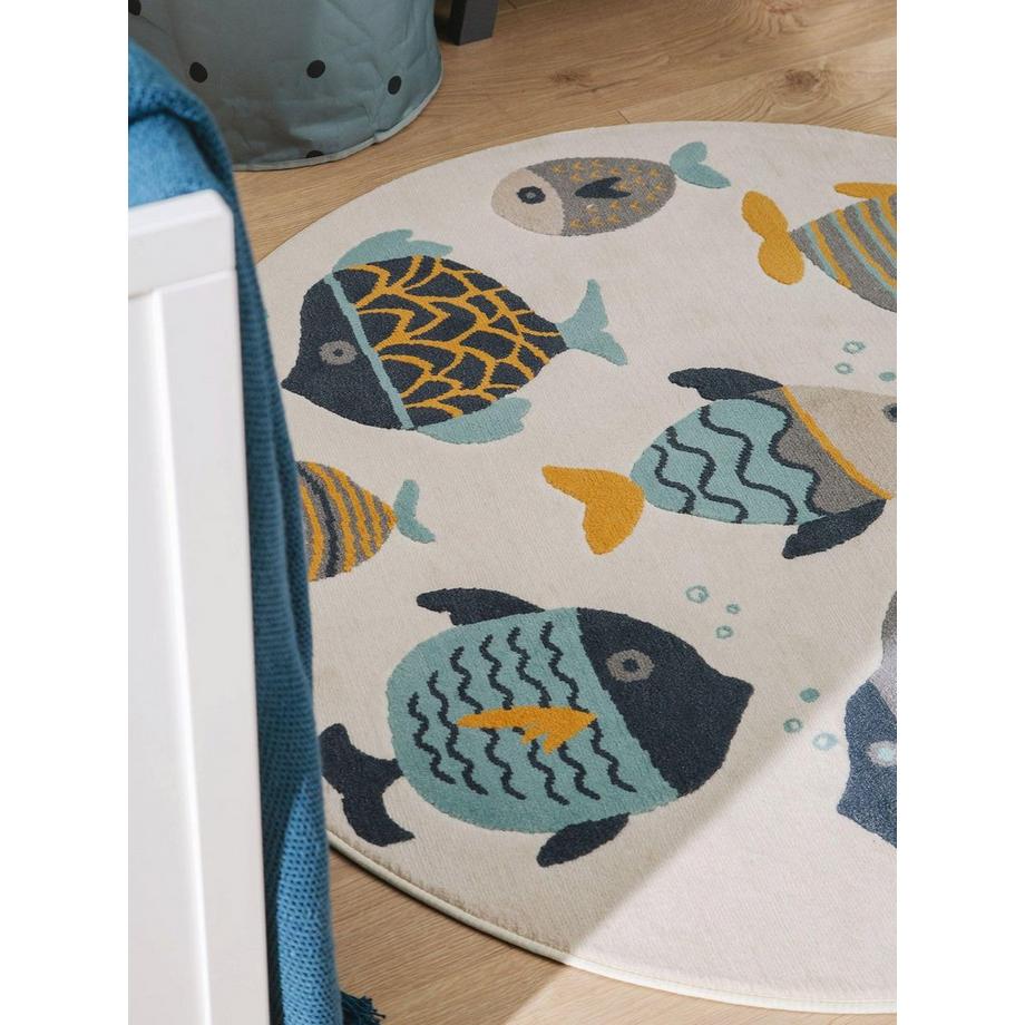 Benuta Tapis enfant Fabius Multicouleur  