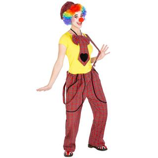 Tectake  Costume da donna - Clown Pepa 