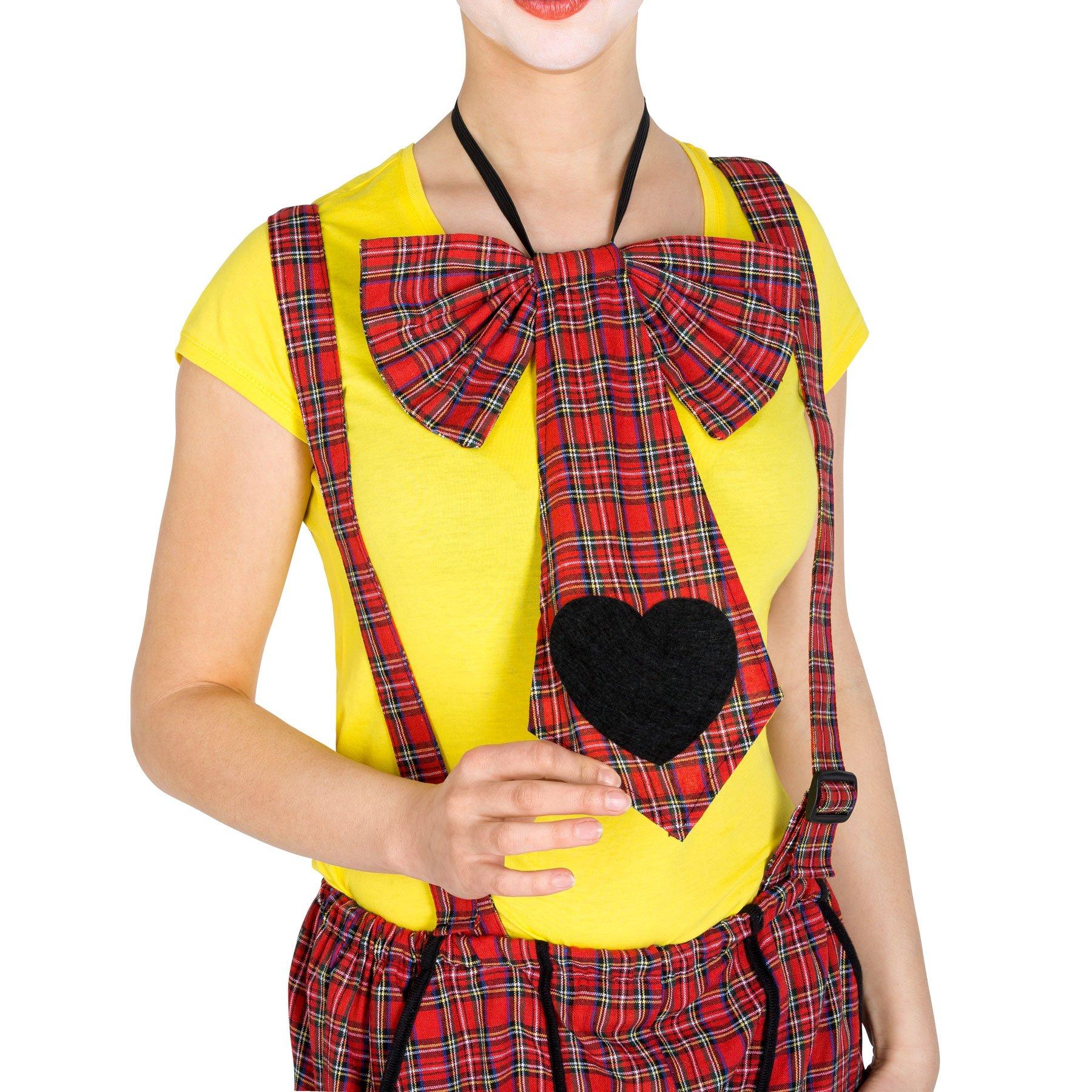 Tectake  Costume da donna - Clown Pepa 