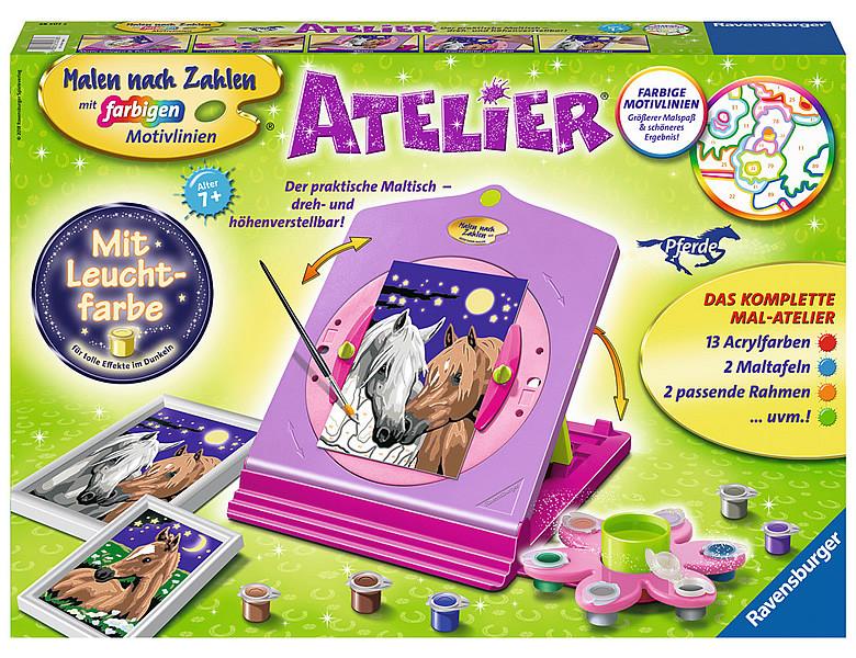 Ravensburger  Malen nach Zahlen Atelier Pferde 