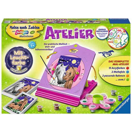 Ravensburger  Malen nach Zahlen Atelier Pferde 