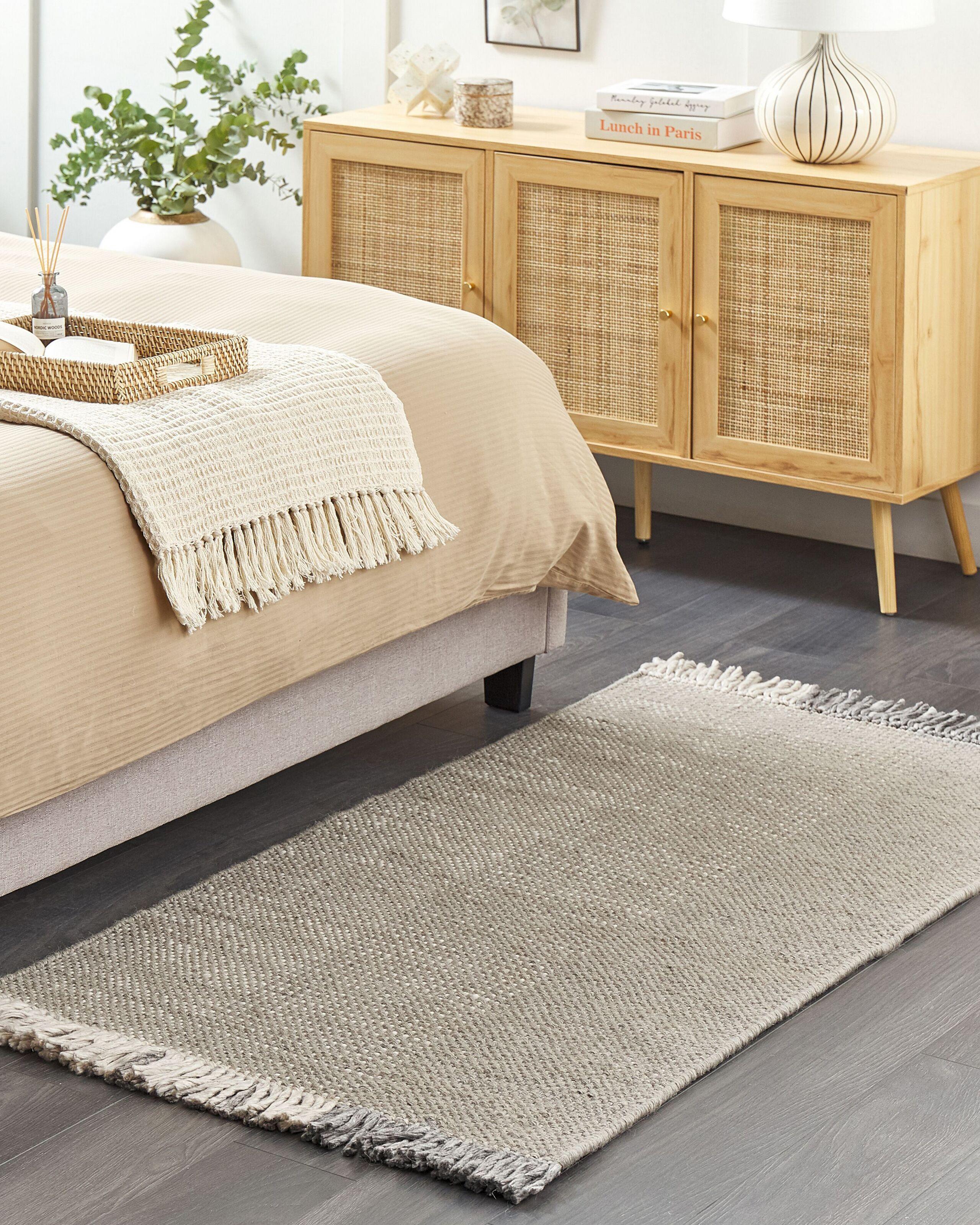 Beliani Tapis en Laine Boho TEKELER  