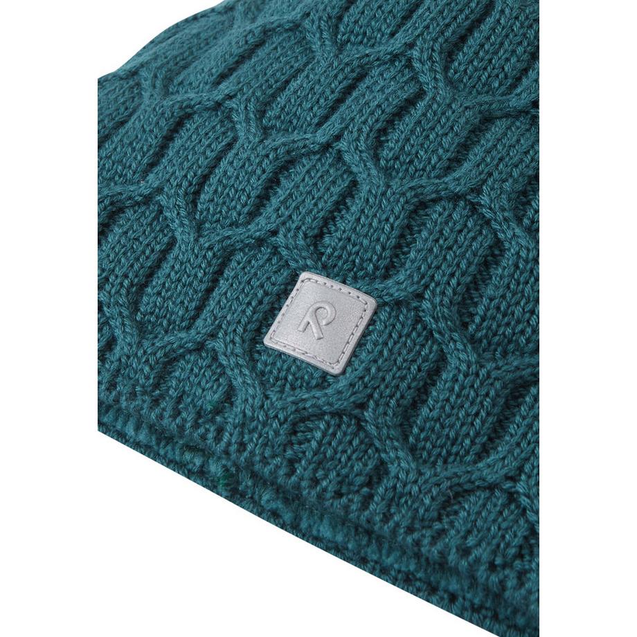 Reima  Bonnet en laine pour enfant Nyksund bleu sarcelle foncé 