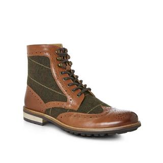 Joe Browns  Brogue-Stiefel aus Tweed-Leder 