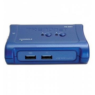 TK-207K switch per keyboard-video-mouse (kvm) Blu