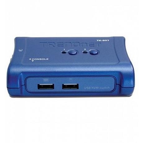 TRENDNET  TK-207K switch per keyboard-video-mouse (kvm) Blu 