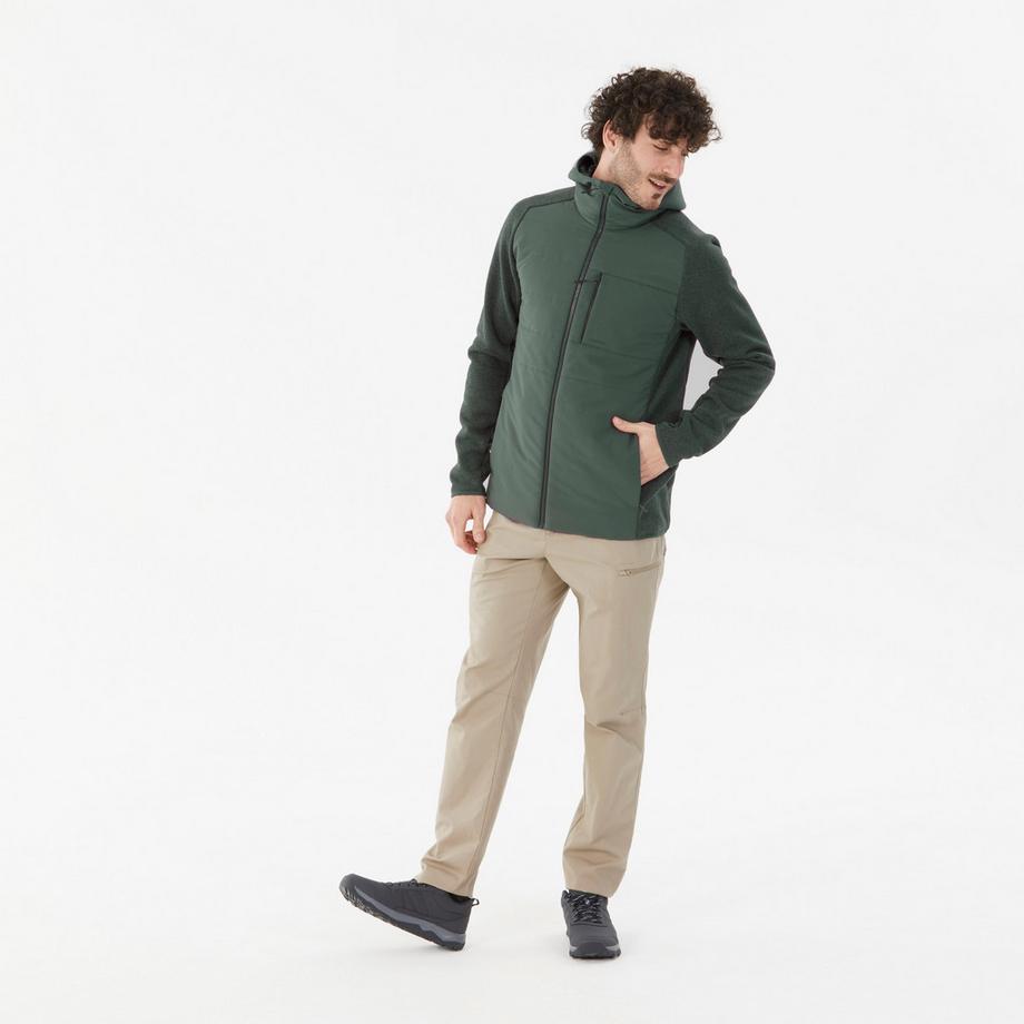 QUECHUA  Felpa da uomo per escursionismo - NH500 Hybrid sintetico 