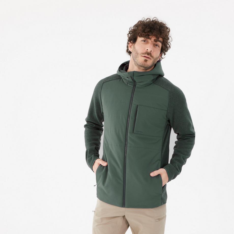 QUECHUA  Felpa da uomo per escursionismo - NH500 Hybrid sintetico 