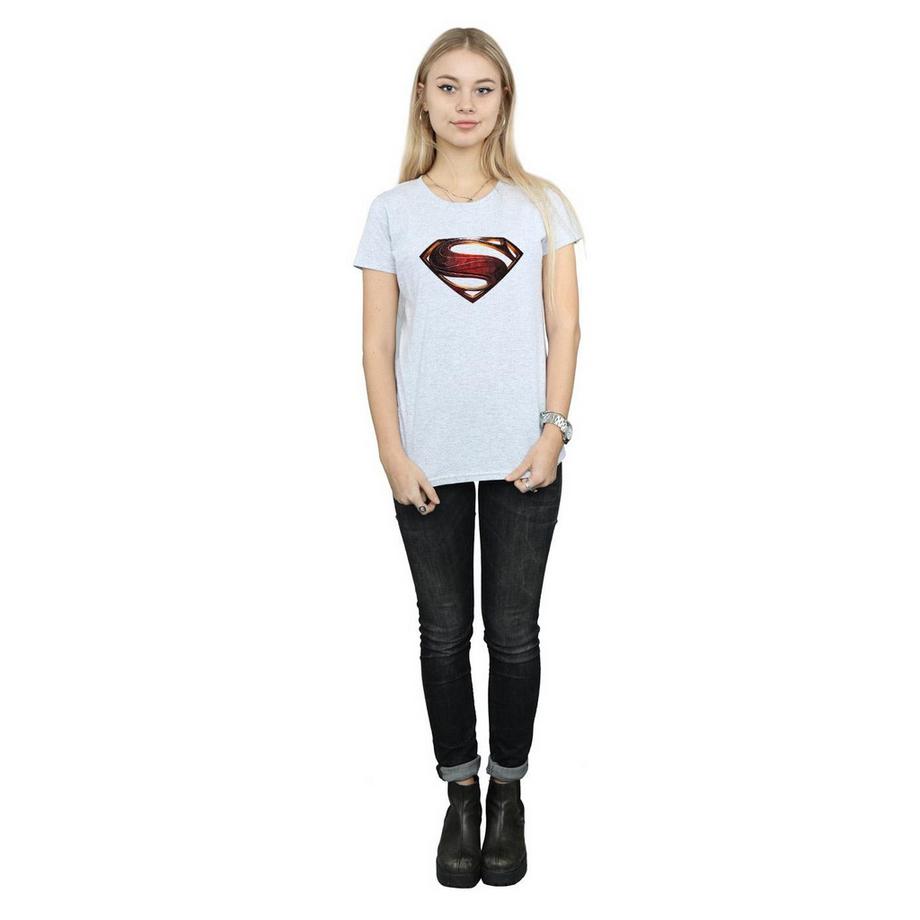 SUPERMAN Distressed Logo T-Shirt  