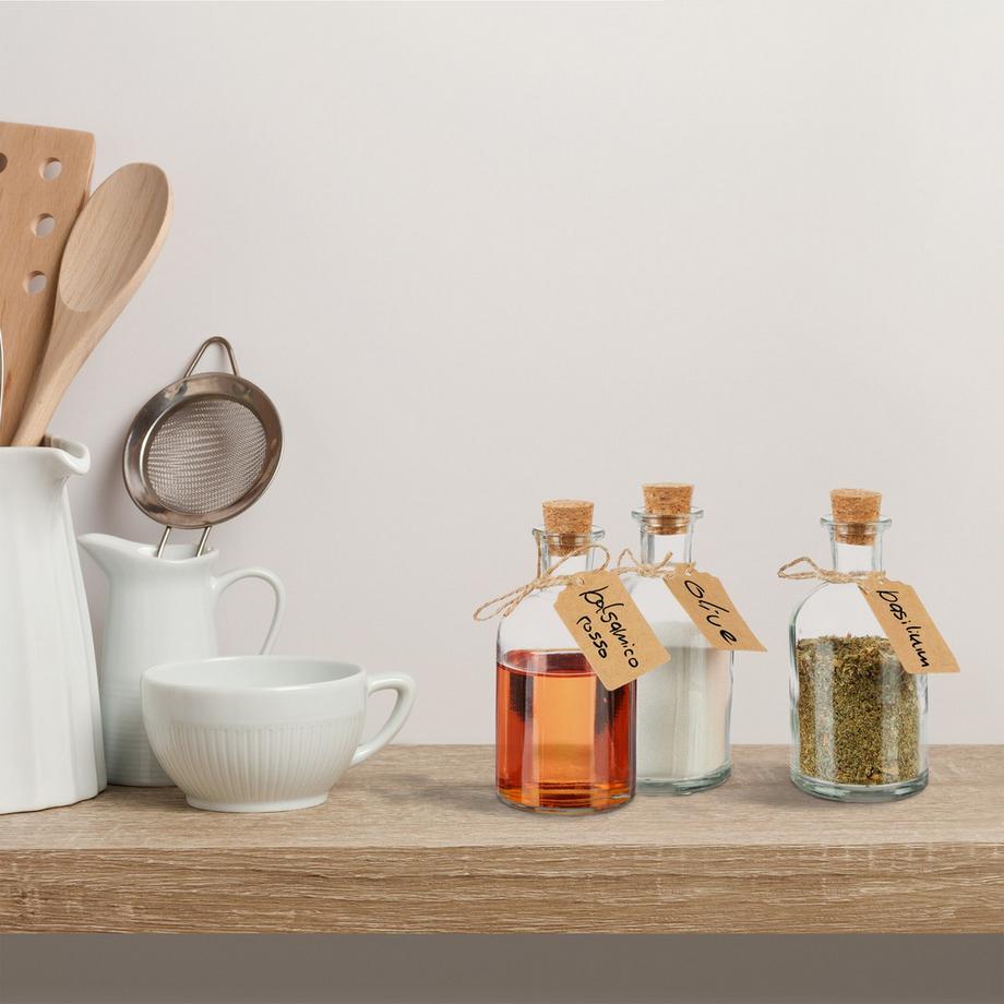 Northix  Dekorative Gläser mit Korkdeckel 