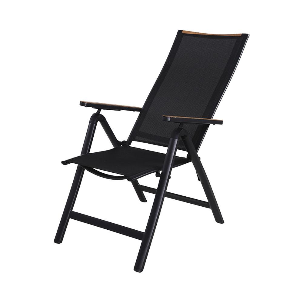 KynastExklusiv Chaise de jardin avec dossier imitation bois  