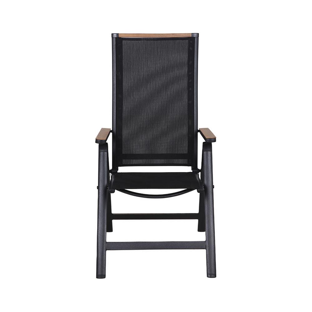 KynastExklusiv Chaise de jardin avec dossier imitation bois  