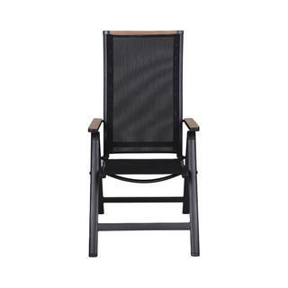 KynastExklusiv Chaise de jardin avec dossier imitation bois  