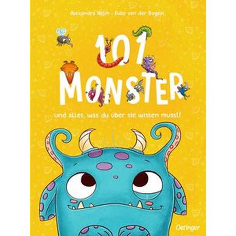 101 Monster und alles, was du über sie wissen musst! van der Bogen, Ruby; Helm, Alexandra (Illustrationen) Gebundene Ausgabe 