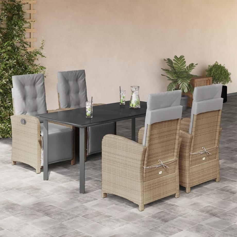 VidaXL Garten essgruppe poly-rattan  