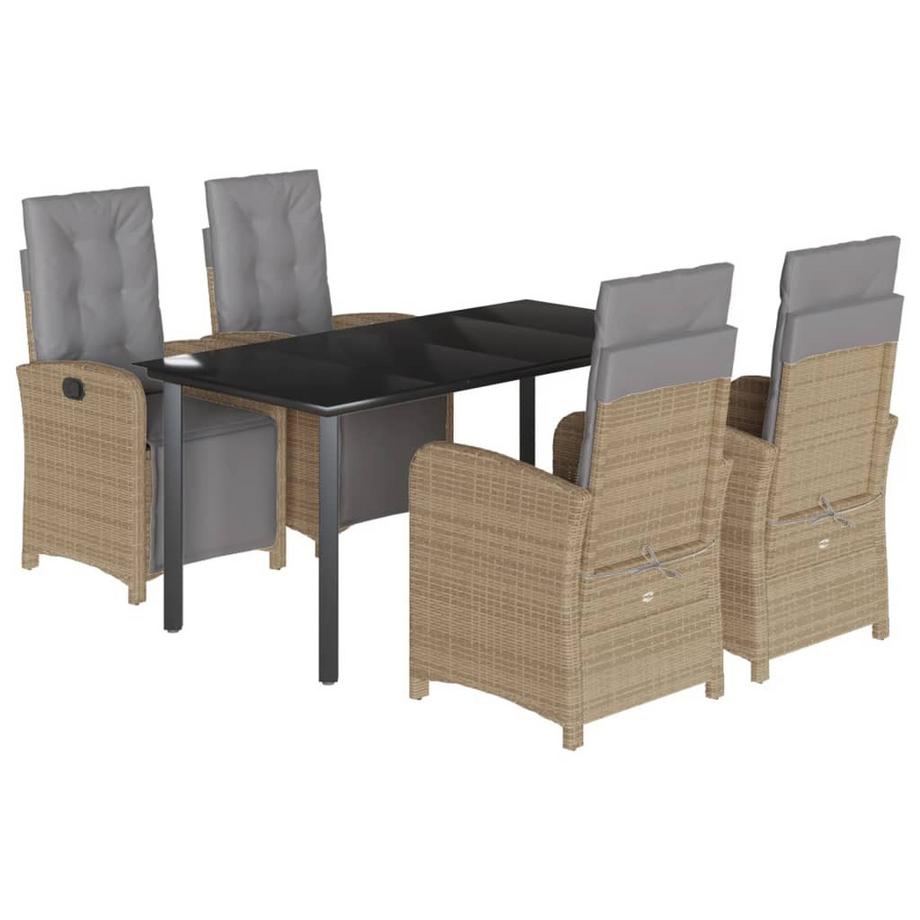 VidaXL Garten essgruppe poly-rattan  